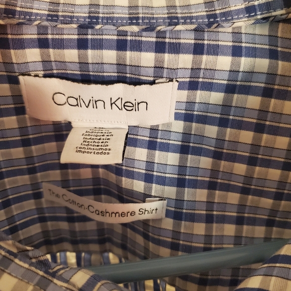 Calvin Klein Button Down Shirt from The Cotton Cashmere Collection - Picture 4 of 6